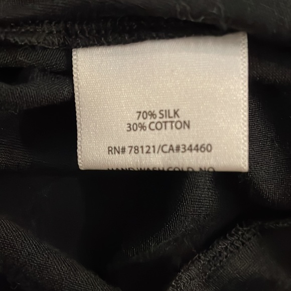 Eileen Fisher Silk Cotton Blend 3/4 Dolman Sleeve Top - Picture 5 of 10